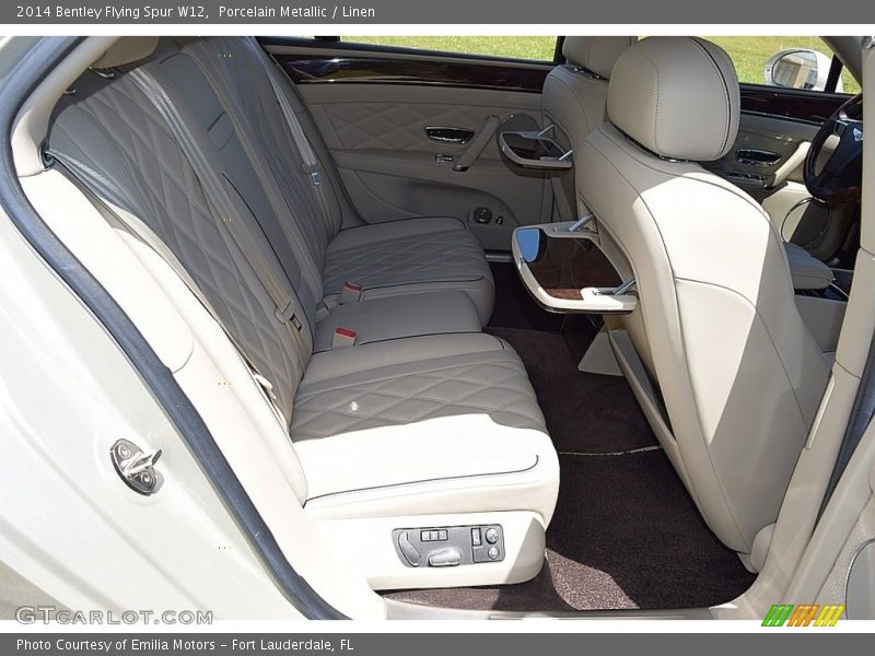 Porcelain Metallic / Linen 2014 Bentley Flying Spur W12