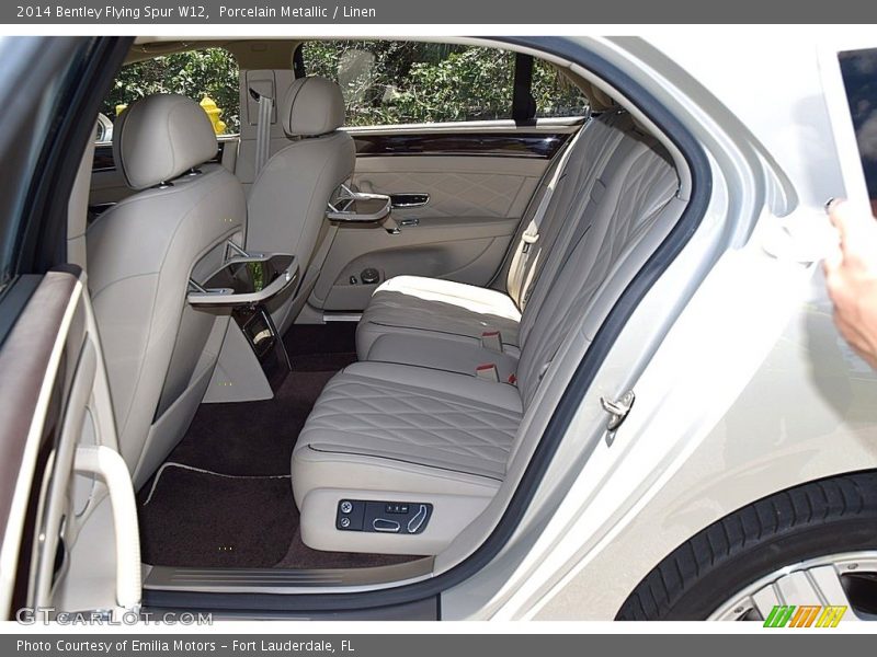 Porcelain Metallic / Linen 2014 Bentley Flying Spur W12