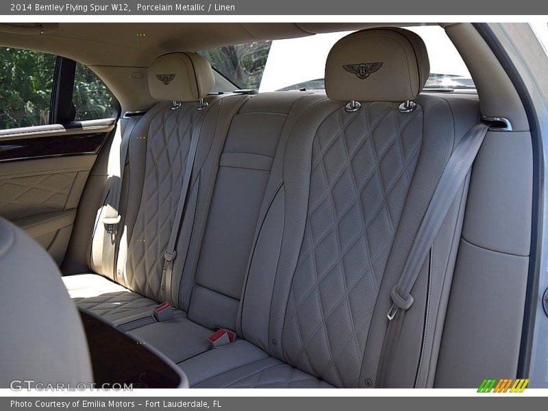 Porcelain Metallic / Linen 2014 Bentley Flying Spur W12