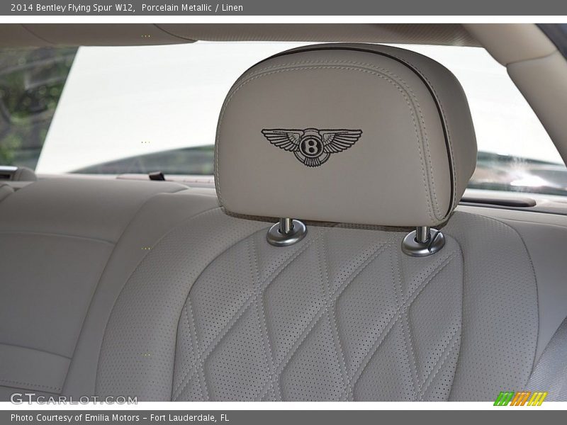 Porcelain Metallic / Linen 2014 Bentley Flying Spur W12