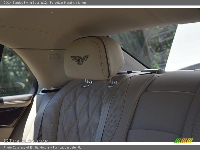 Porcelain Metallic / Linen 2014 Bentley Flying Spur W12