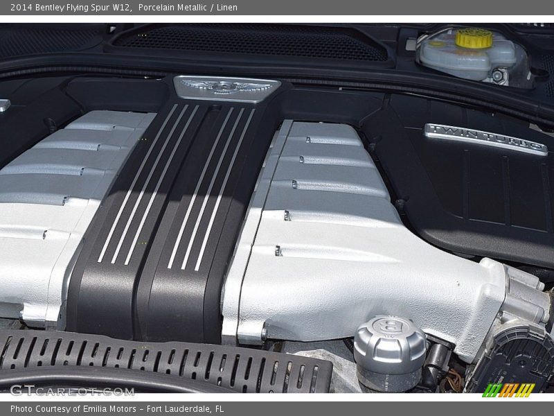 Porcelain Metallic / Linen 2014 Bentley Flying Spur W12