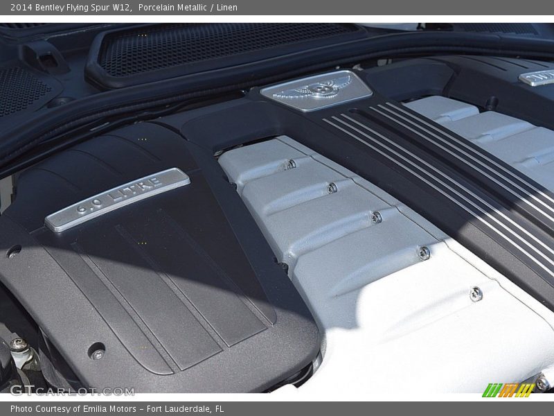 Porcelain Metallic / Linen 2014 Bentley Flying Spur W12