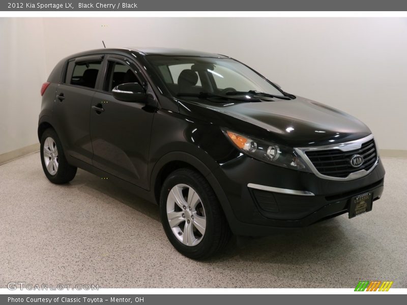 Black Cherry / Black 2012 Kia Sportage LX