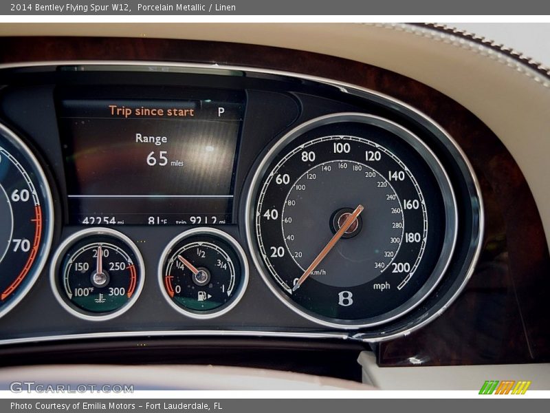 Porcelain Metallic / Linen 2014 Bentley Flying Spur W12