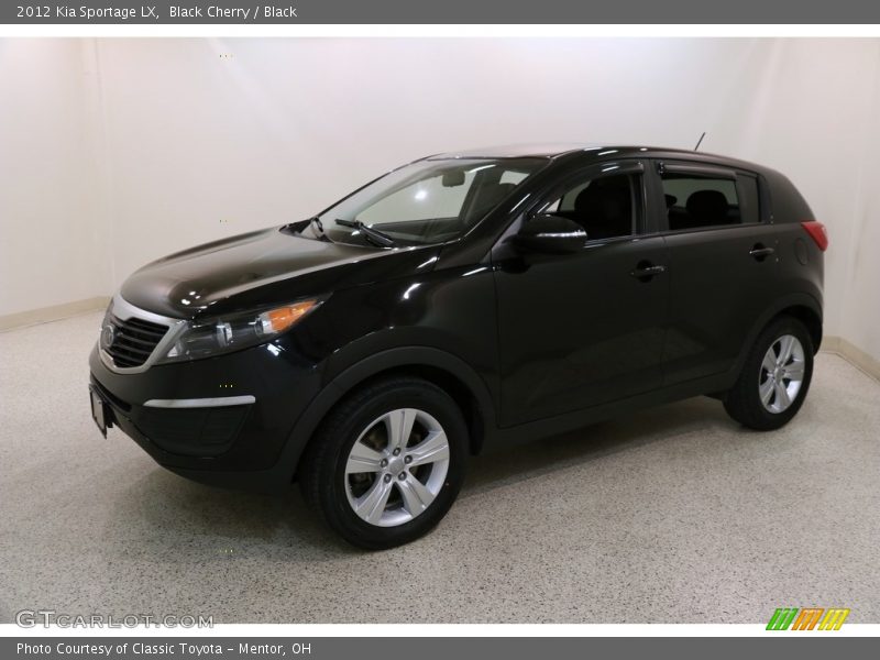 Black Cherry / Black 2012 Kia Sportage LX