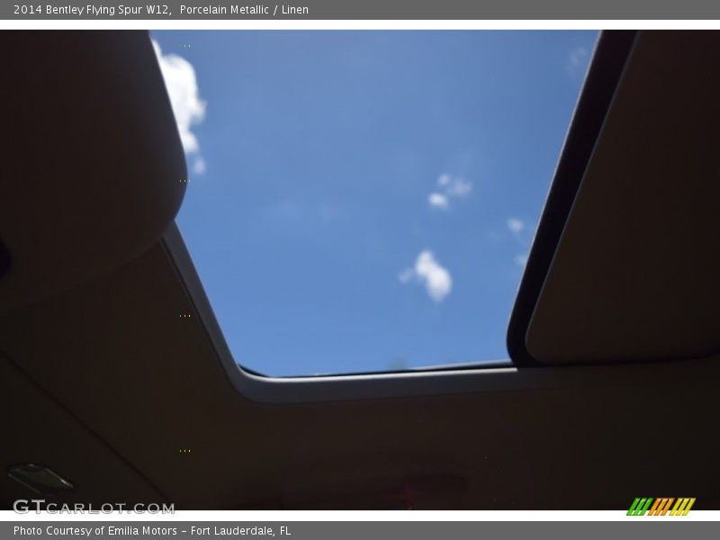 Porcelain Metallic / Linen 2014 Bentley Flying Spur W12