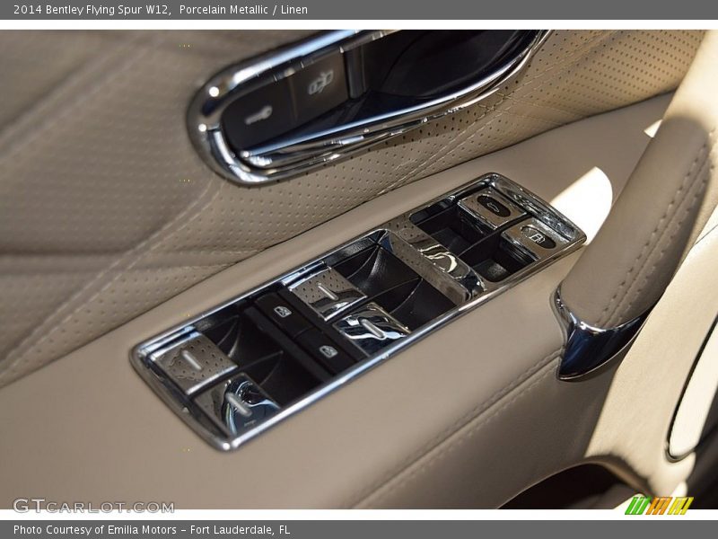 Porcelain Metallic / Linen 2014 Bentley Flying Spur W12