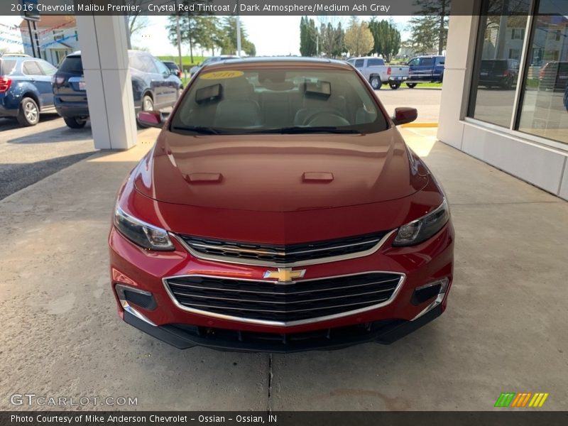 Crystal Red Tintcoat / Dark Atmosphere/Medium Ash Gray 2016 Chevrolet Malibu Premier