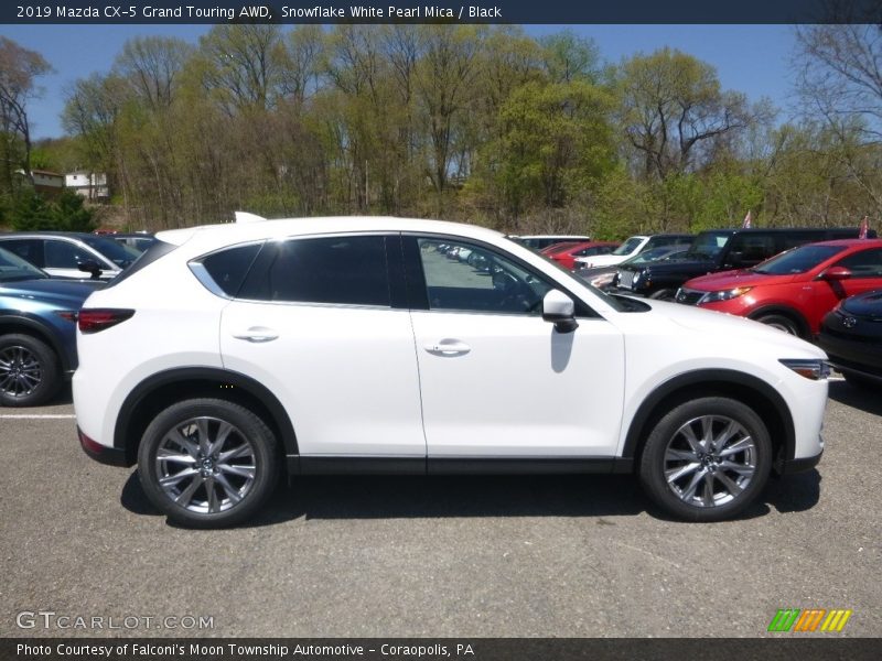 Snowflake White Pearl Mica / Black 2019 Mazda CX-5 Grand Touring AWD