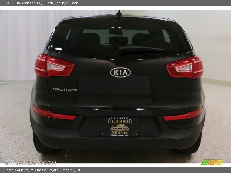 Black Cherry / Black 2012 Kia Sportage LX