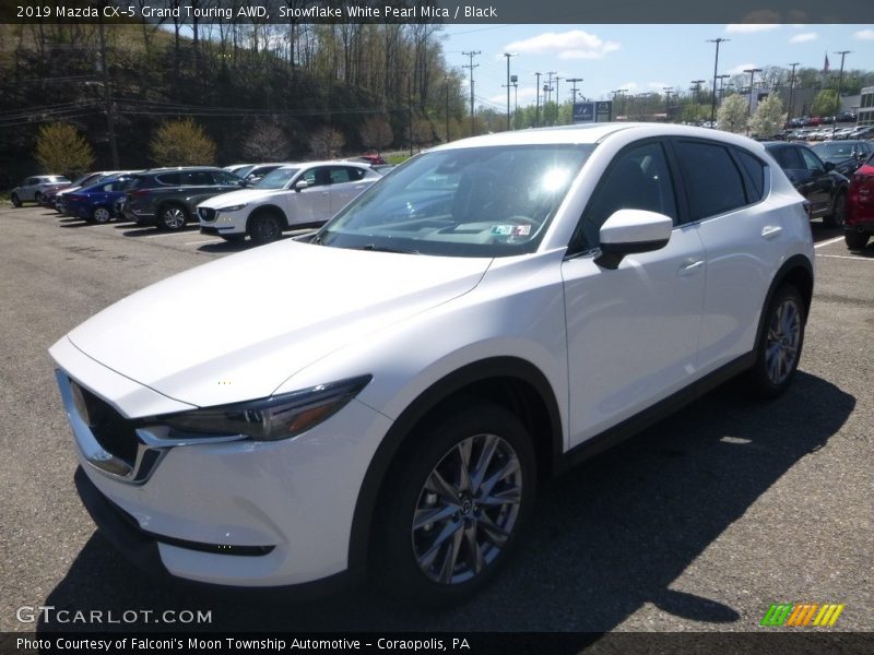 Snowflake White Pearl Mica / Black 2019 Mazda CX-5 Grand Touring AWD