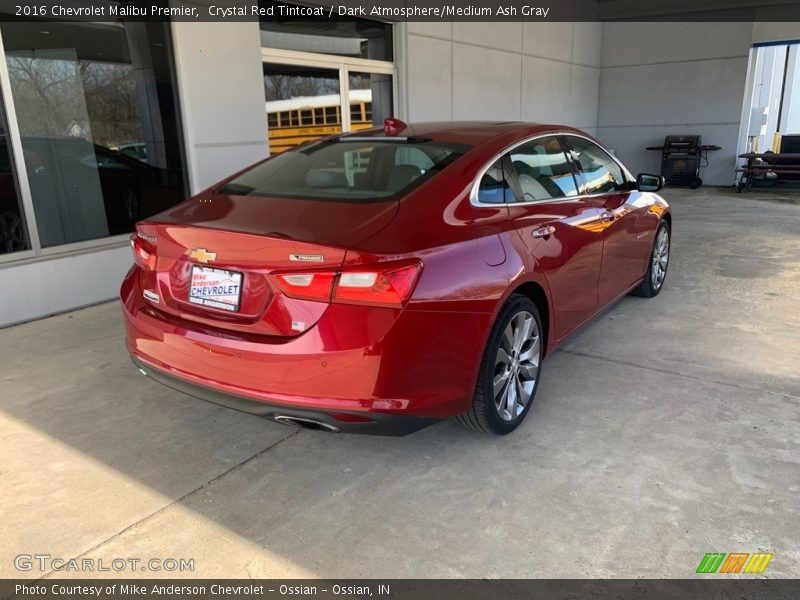 Crystal Red Tintcoat / Dark Atmosphere/Medium Ash Gray 2016 Chevrolet Malibu Premier