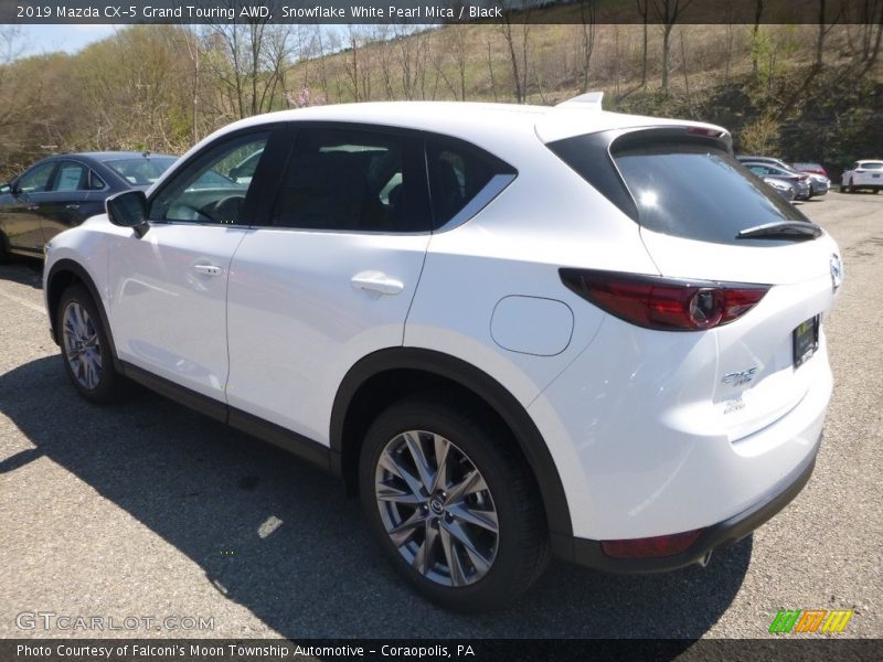 Snowflake White Pearl Mica / Black 2019 Mazda CX-5 Grand Touring AWD
