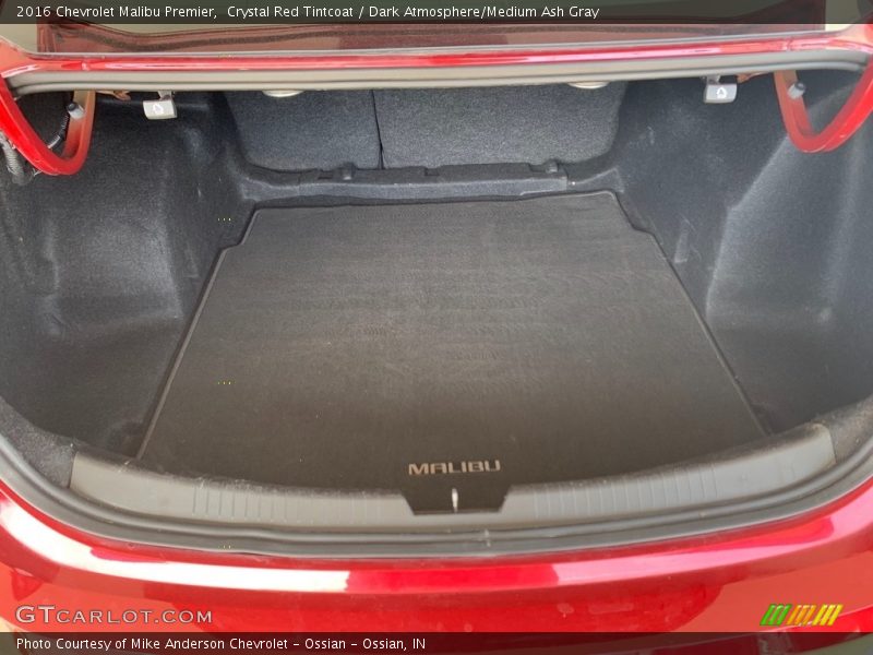 Crystal Red Tintcoat / Dark Atmosphere/Medium Ash Gray 2016 Chevrolet Malibu Premier