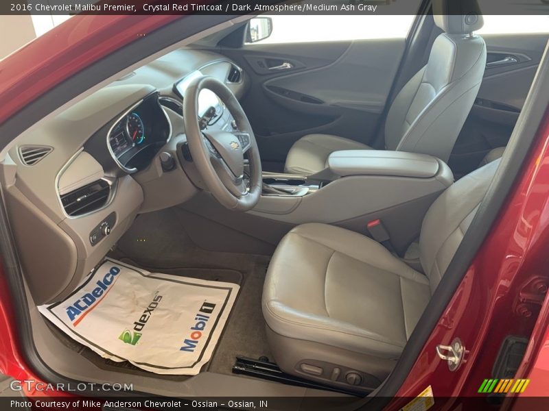 Crystal Red Tintcoat / Dark Atmosphere/Medium Ash Gray 2016 Chevrolet Malibu Premier