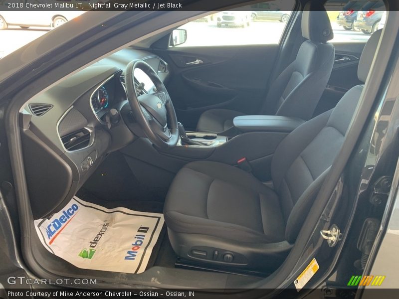 Nightfall Gray Metallic / Jet Black 2018 Chevrolet Malibu LT