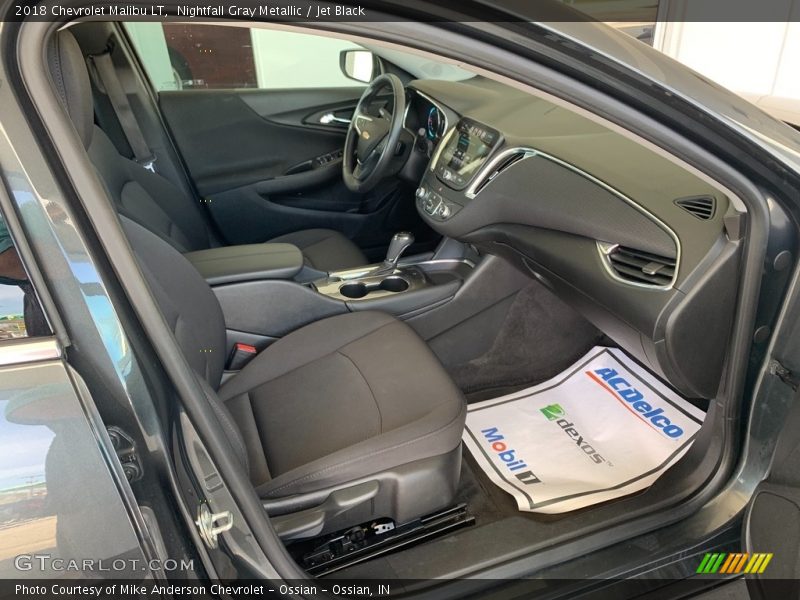 Nightfall Gray Metallic / Jet Black 2018 Chevrolet Malibu LT