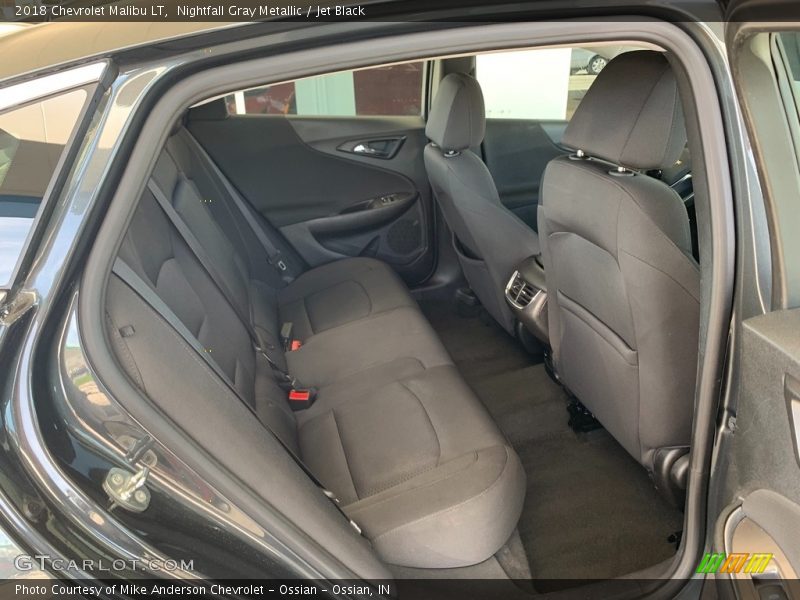 Nightfall Gray Metallic / Jet Black 2018 Chevrolet Malibu LT