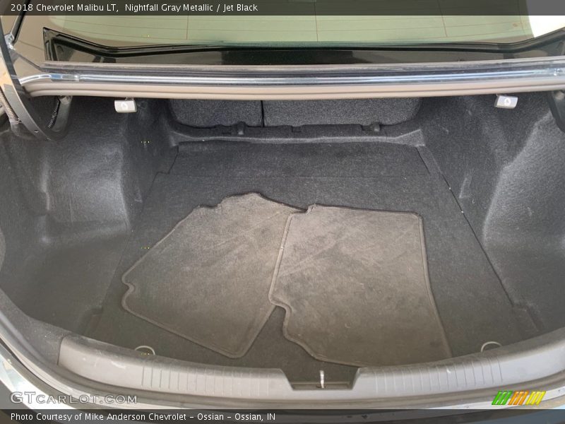 Nightfall Gray Metallic / Jet Black 2018 Chevrolet Malibu LT