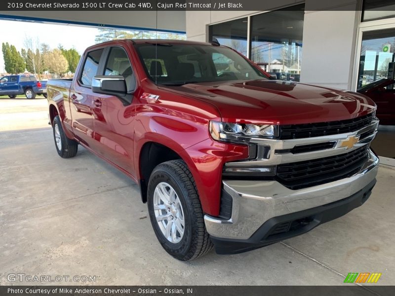 Cajun Red Tintcoat / Jet Black 2019 Chevrolet Silverado 1500 LT Crew Cab 4WD
