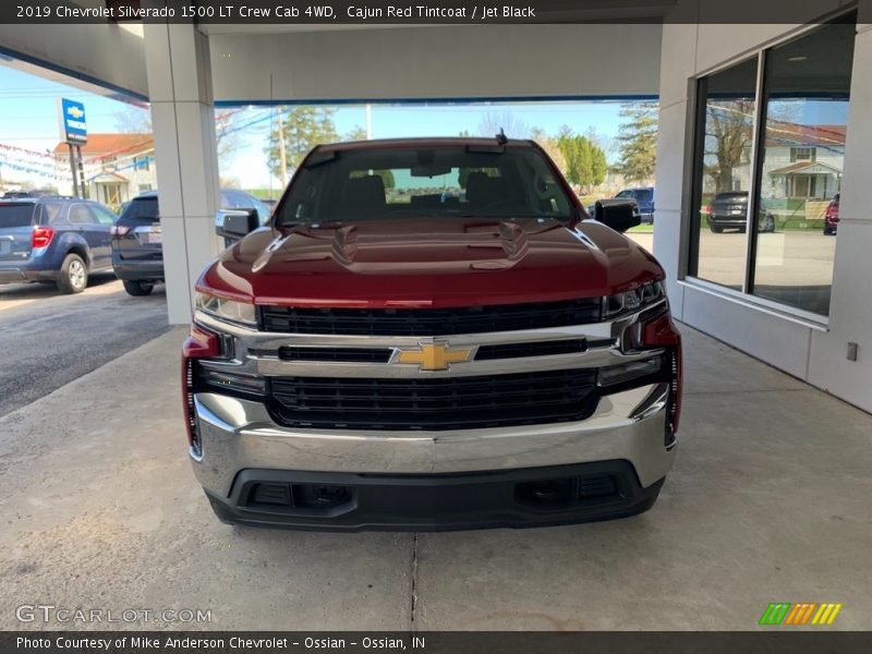 Cajun Red Tintcoat / Jet Black 2019 Chevrolet Silverado 1500 LT Crew Cab 4WD