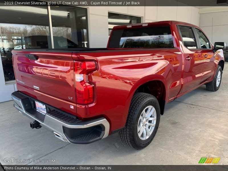 Cajun Red Tintcoat / Jet Black 2019 Chevrolet Silverado 1500 LT Crew Cab 4WD