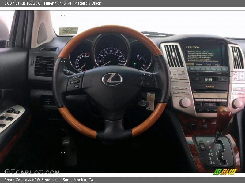 Millennium Silver Metallic / Black 2007 Lexus RX 350