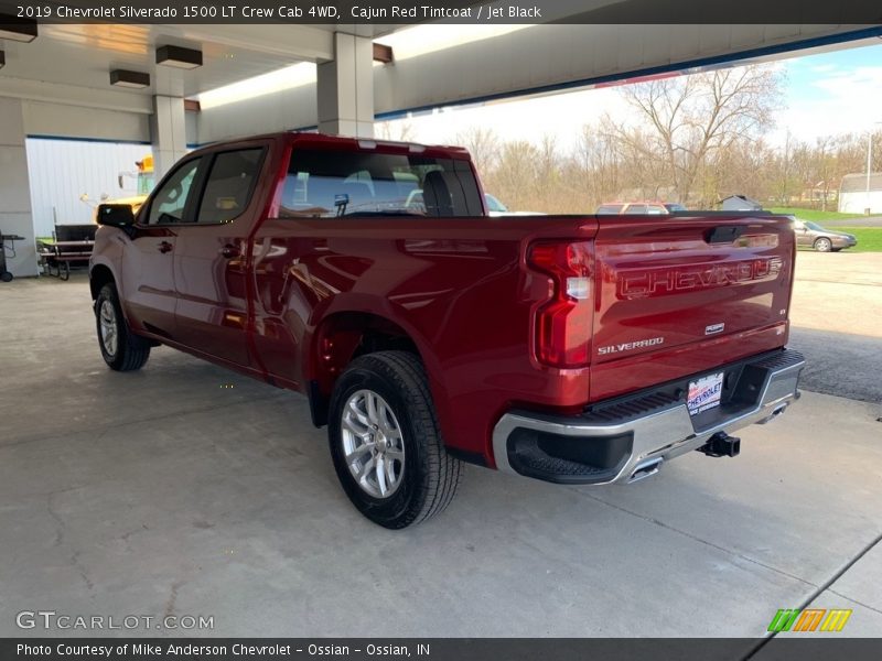 Cajun Red Tintcoat / Jet Black 2019 Chevrolet Silverado 1500 LT Crew Cab 4WD