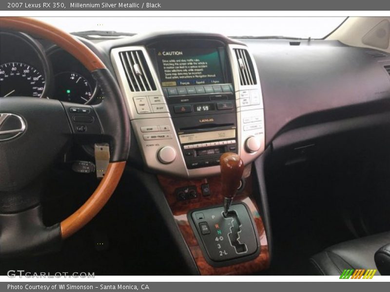 Millennium Silver Metallic / Black 2007 Lexus RX 350