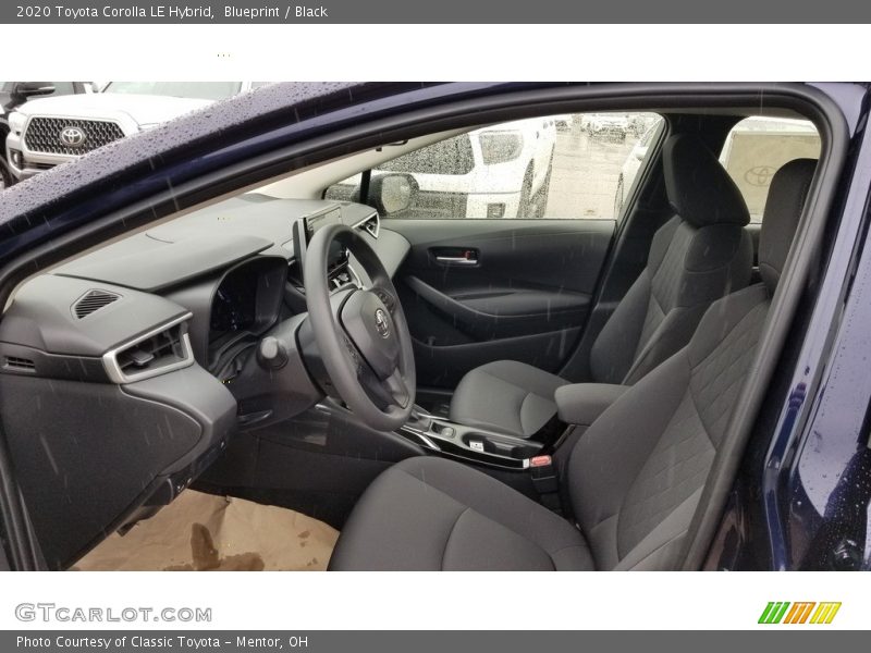 Blueprint / Black 2020 Toyota Corolla LE Hybrid
