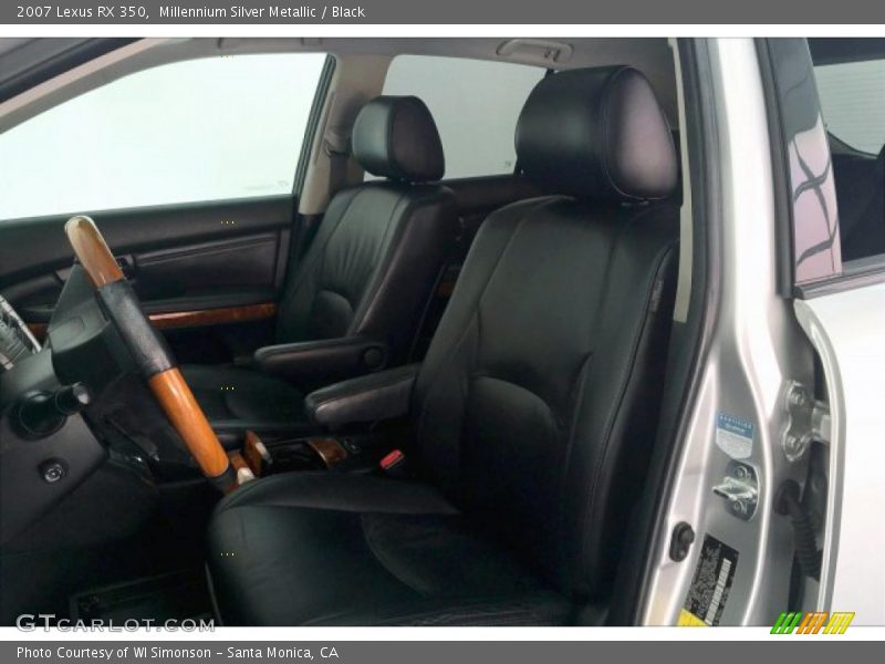 Millennium Silver Metallic / Black 2007 Lexus RX 350