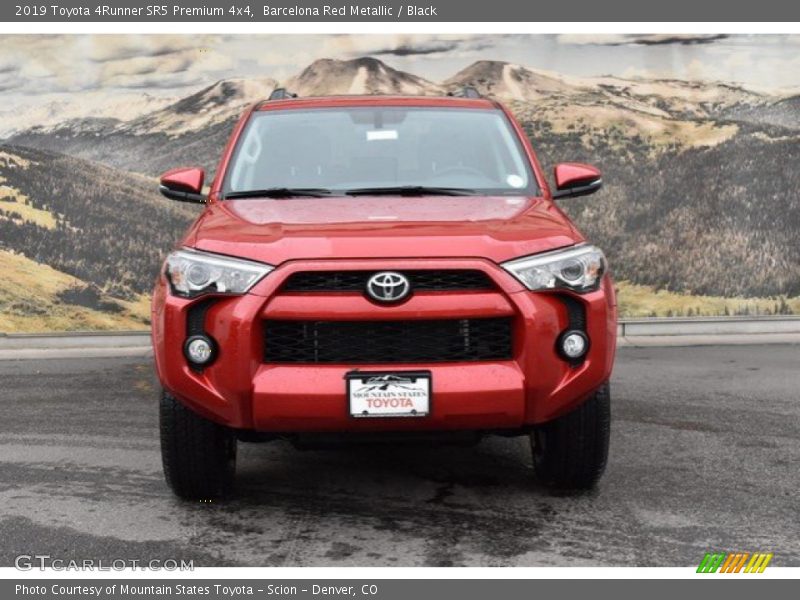 Barcelona Red Metallic / Black 2019 Toyota 4Runner SR5 Premium 4x4