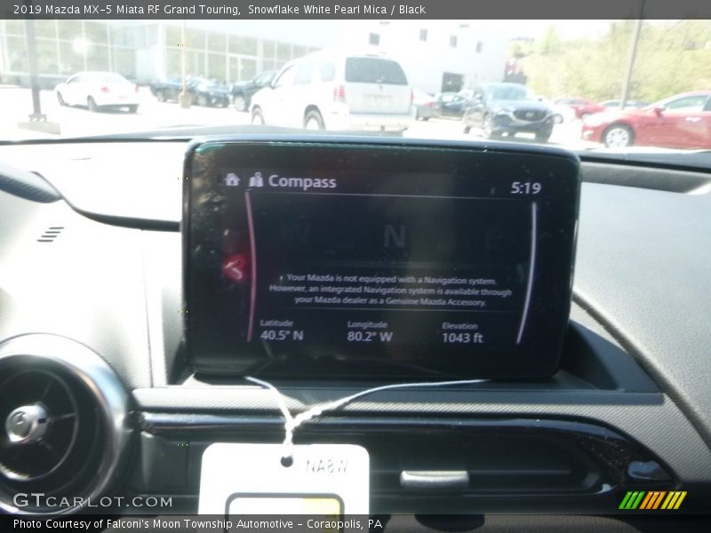 Snowflake White Pearl Mica / Black 2019 Mazda MX-5 Miata RF Grand Touring