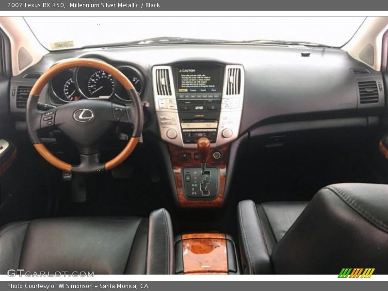 Millennium Silver Metallic / Black 2007 Lexus RX 350