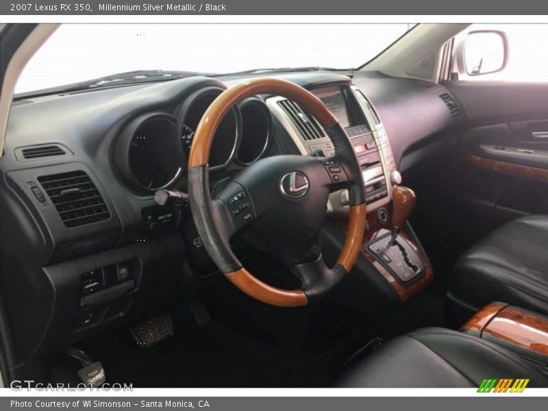 Millennium Silver Metallic / Black 2007 Lexus RX 350