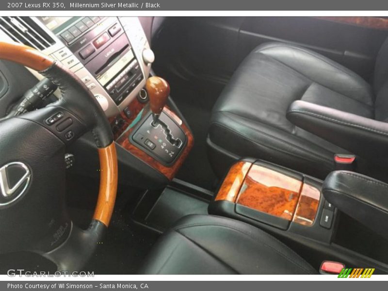 Millennium Silver Metallic / Black 2007 Lexus RX 350