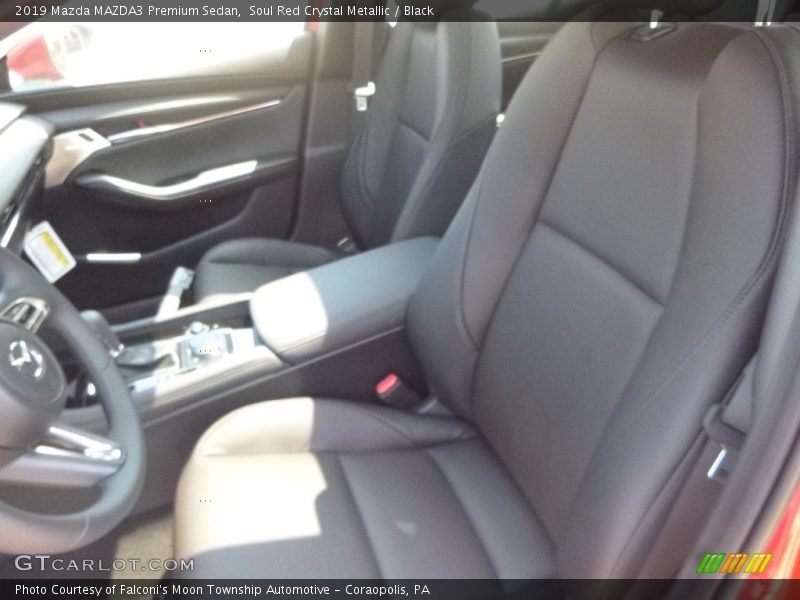 Soul Red Crystal Metallic / Black 2019 Mazda MAZDA3 Premium Sedan