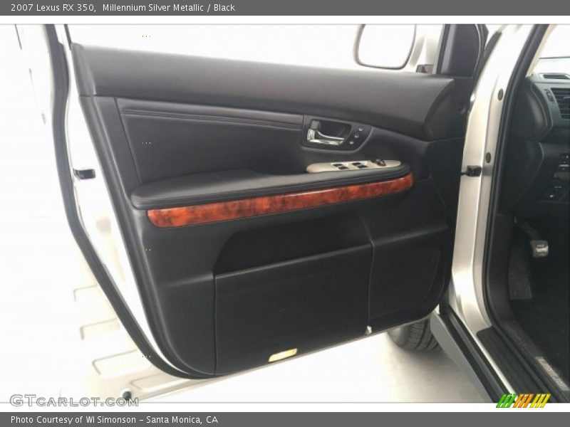 Millennium Silver Metallic / Black 2007 Lexus RX 350