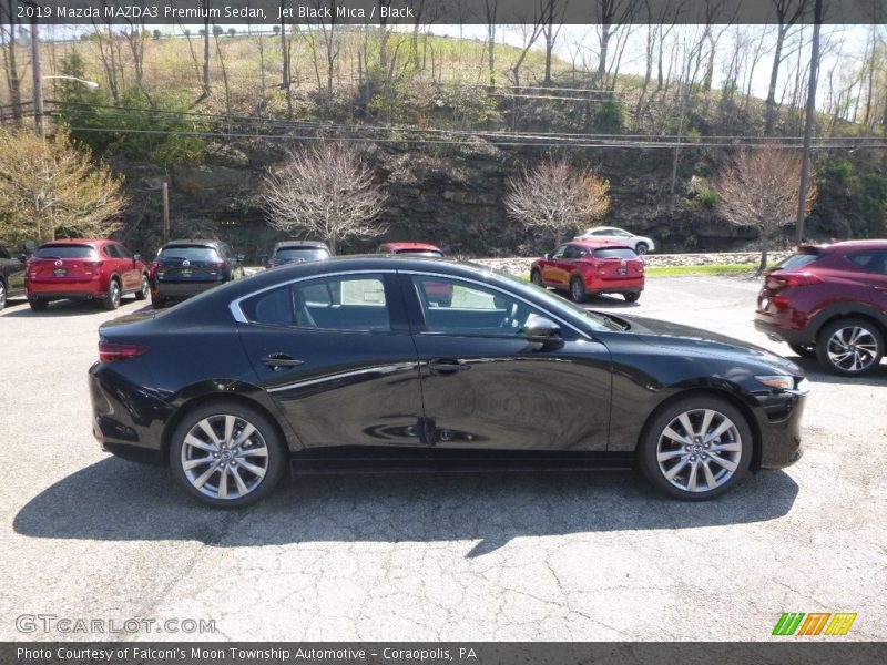 Jet Black Mica / Black 2019 Mazda MAZDA3 Premium Sedan