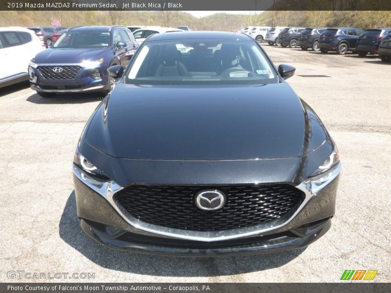 Jet Black Mica / Black 2019 Mazda MAZDA3 Premium Sedan