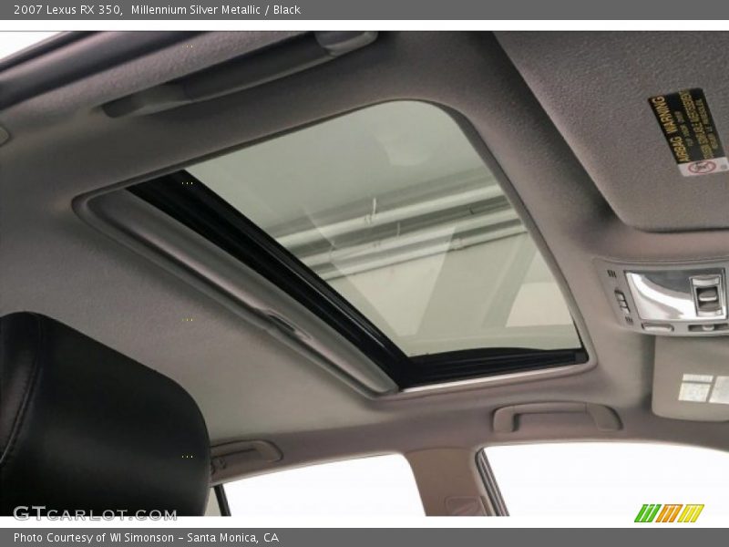 Millennium Silver Metallic / Black 2007 Lexus RX 350