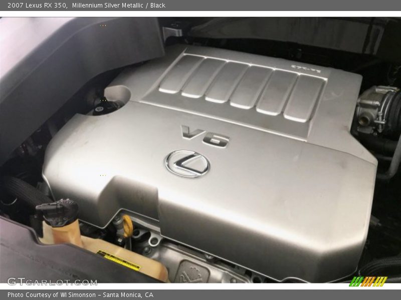 Millennium Silver Metallic / Black 2007 Lexus RX 350