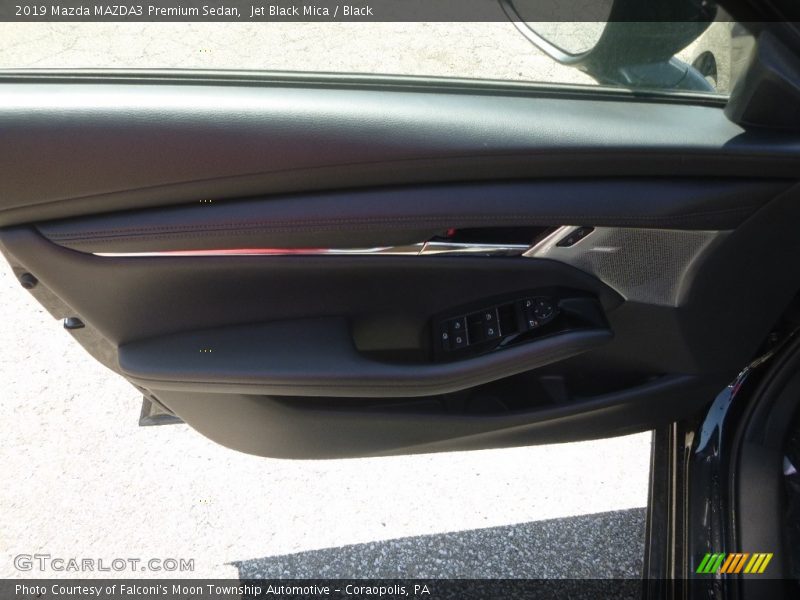 Jet Black Mica / Black 2019 Mazda MAZDA3 Premium Sedan