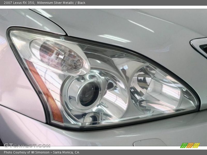 Millennium Silver Metallic / Black 2007 Lexus RX 350