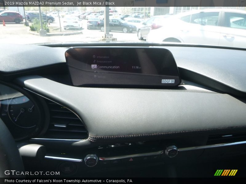 Jet Black Mica / Black 2019 Mazda MAZDA3 Premium Sedan