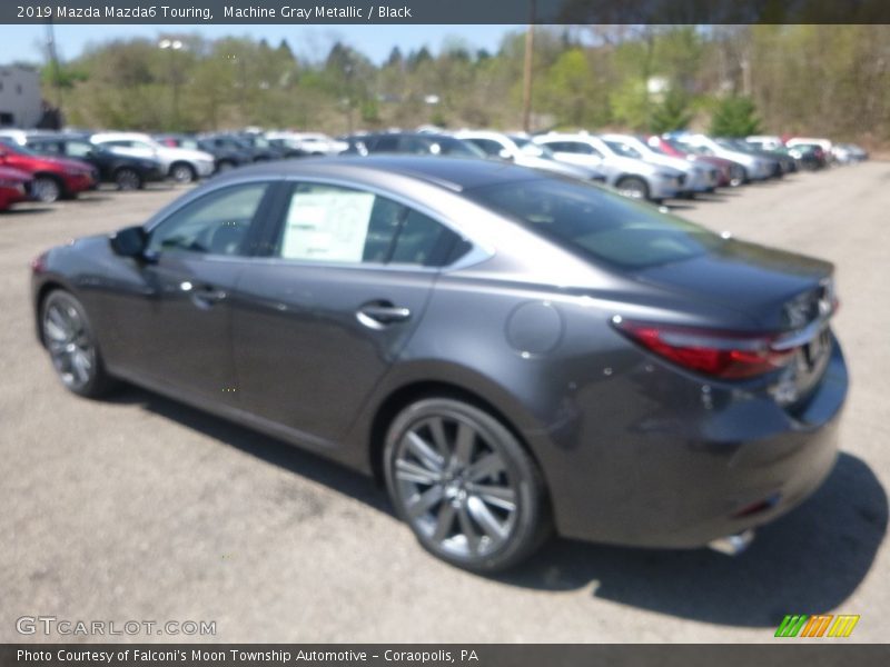 Machine Gray Metallic / Black 2019 Mazda Mazda6 Touring