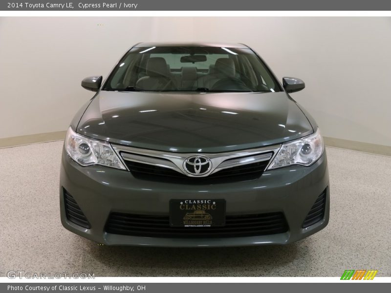 Cypress Pearl / Ivory 2014 Toyota Camry LE