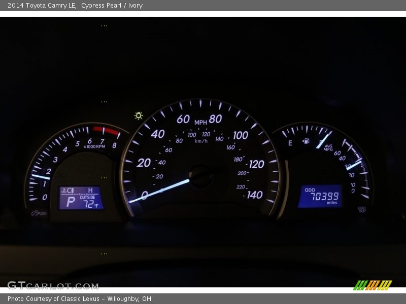 Cypress Pearl / Ivory 2014 Toyota Camry LE
