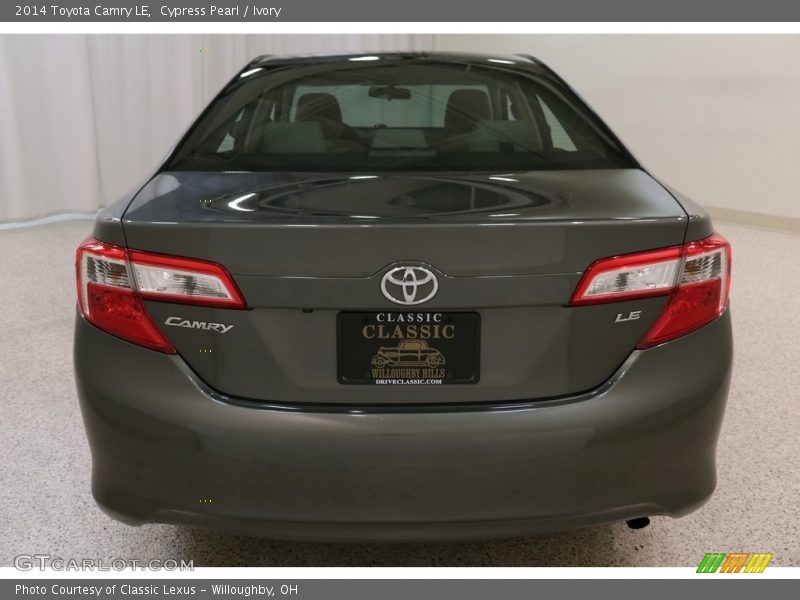 Cypress Pearl / Ivory 2014 Toyota Camry LE